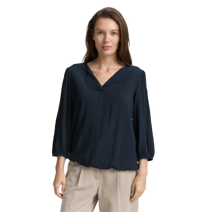 Tom Tailor blouse 1047574 uni Marine